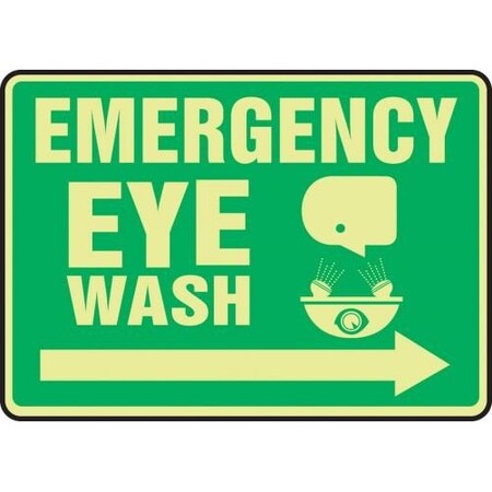 GLOWINTHEDAR K SAFETY SIGN EMERGENCY MLFS561GP